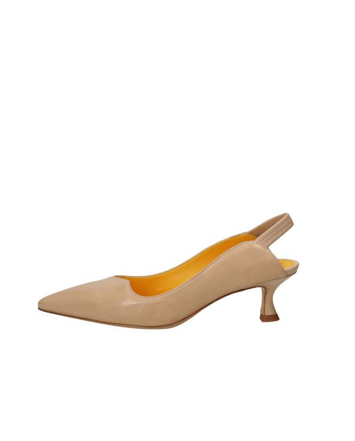 Mara Bini S158 Décolleté slingback in nappa beige Beige