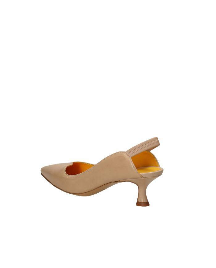 Mara Bini S158 Décolleté slingback in nappa beige Beige