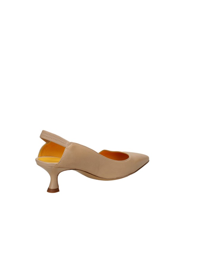 Mara Bini S158 Décolleté slingback in nappa beige Beige