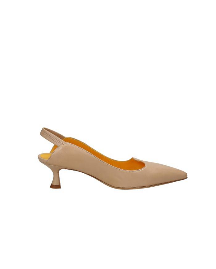 Mara Bini S158 Décolleté slingback in nappa beige Beige