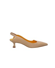 Mara Bini S158 Décolleté slingback in nappa beige Beige