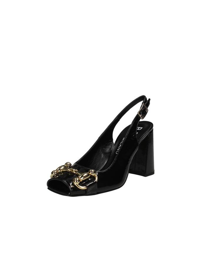 Bruglia Milano 9031 Décolleté slingback spuntata in vernice Nero Bruglia Milano 9031 Décolleté slingback spuntata in vernice Nero