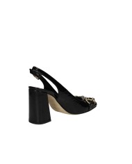 Bruglia Milano 9031 Décolleté slingback spuntata in vernice Nero