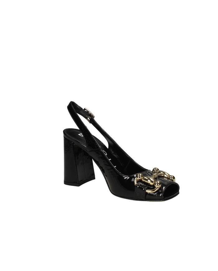Bruglia Milano 9031 Décolleté slingback spuntata in vernice Nero Bruglia Milano 9031 Décolleté slingback spuntata in vernice Nero