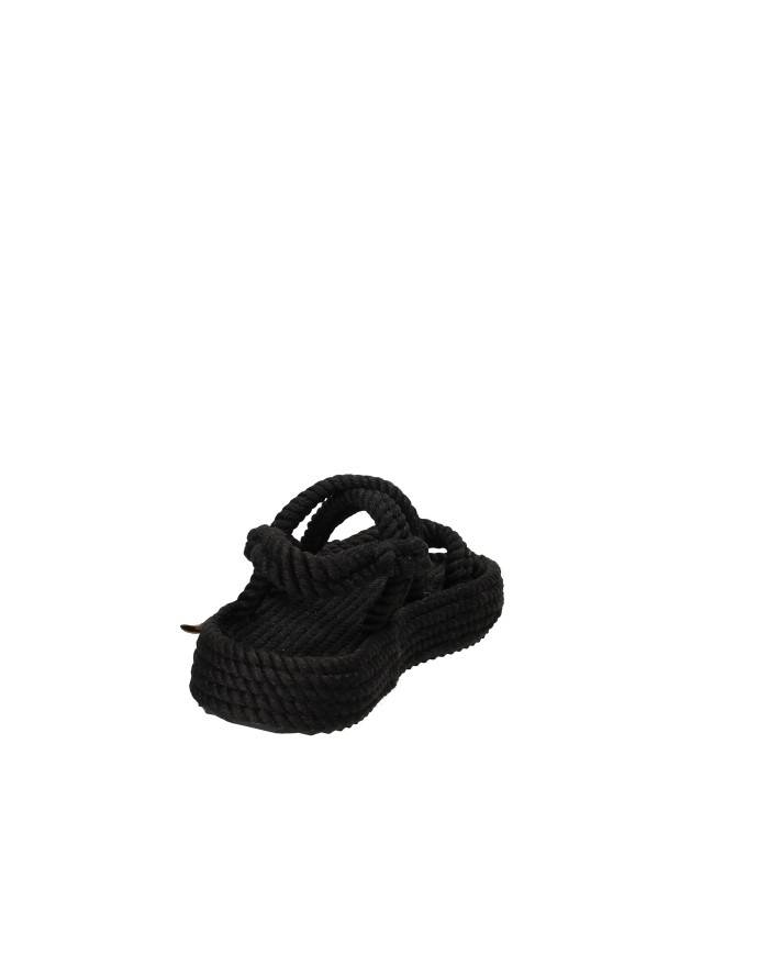 Bohonomad Tahiti Platform.0020 Sandalo in corda Nero Bohonomad Tahiti Platform.0020 Sandalo in corda Nero