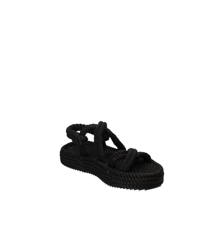 Bohonomad Tahiti Platform.0020 Sandalo in corda Nero Bohonomad Tahiti Platform.0020 Sandalo in corda Nero