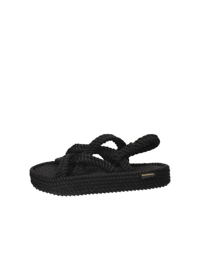 Bohonomad Bodrum Platform.0020 Sandalo basso in corda Nero Bohonomad Bodrum Platform.0020 Sandalo basso in corda Nero