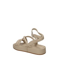 Clarks Alda Cross Sandalo platform in pelle Sabbia