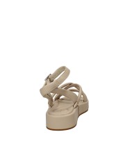 Clarks Alda Cross Sandalo platform in pelle Sabbia