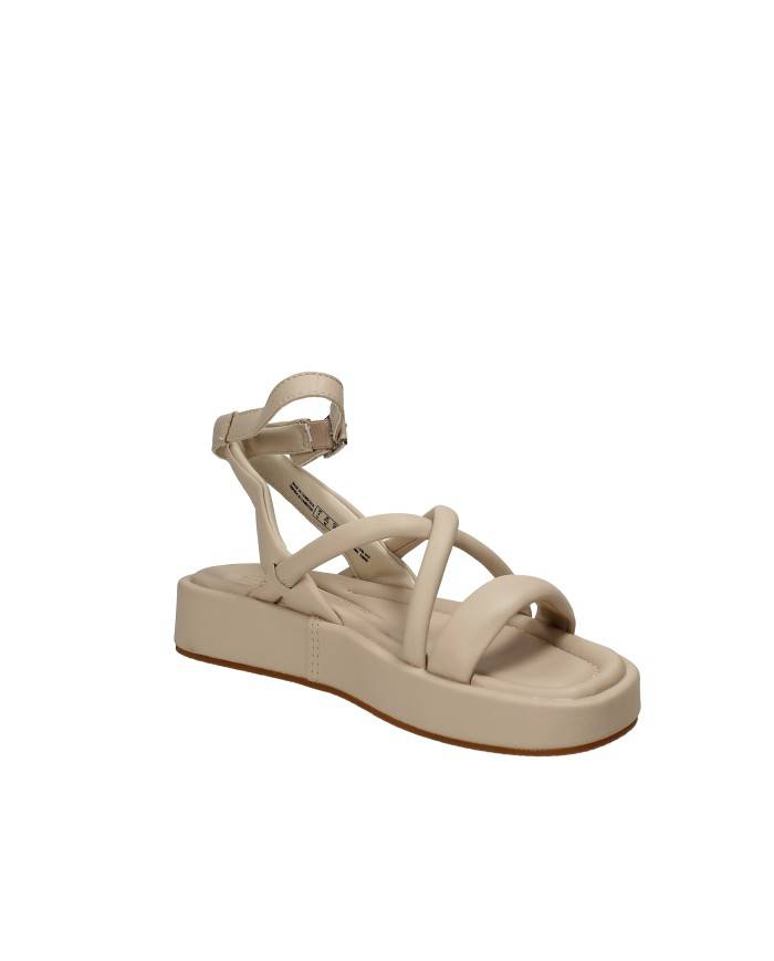 Clarks Alda Cross Sandalo platform in pelle Sabbia Clarks Alda Cross Sandalo platform in pelle Sabbia
