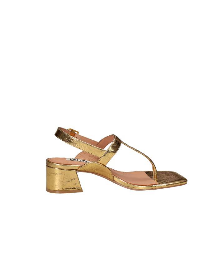 Bibi Lou 644z18vk Sandalo infradito in pelle laminata Oro Bibi Lou 644z18vk Sandalo infradito in pelle laminata Oro