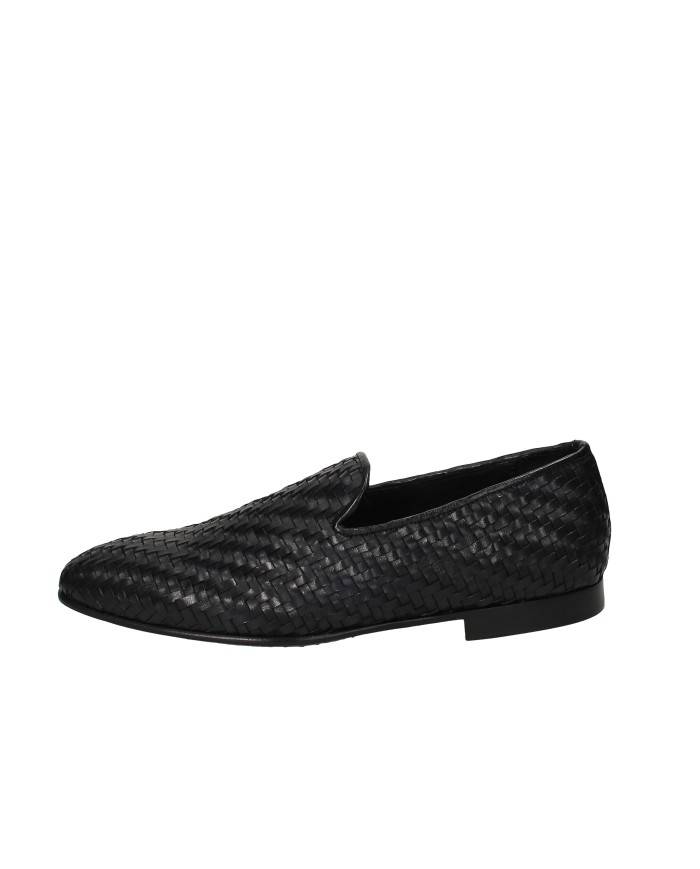 Pawelk's 22184 Mocassino in pelle intrecciata Nero Pawelk's 22184 Mocassino in pelle intrecciata Nero