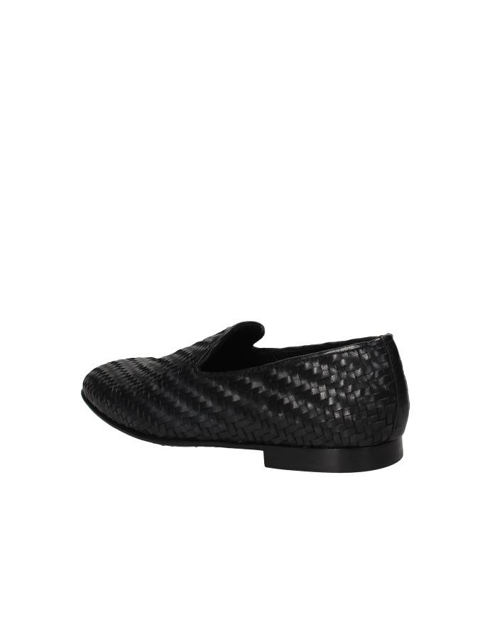 Pawelk's 22184 Mocassino in pelle intrecciata Nero Pawelk's 22184 Mocassino in pelle intrecciata Nero