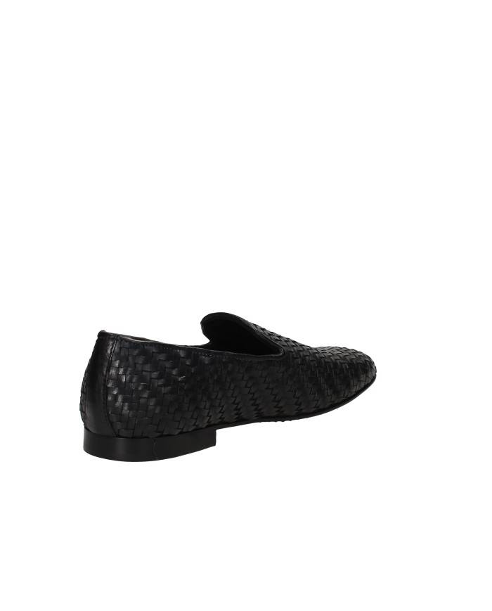 Pawelk's 22184 Mocassino in pelle intrecciata Nero Pawelk's 22184 Mocassino in pelle intrecciata Nero