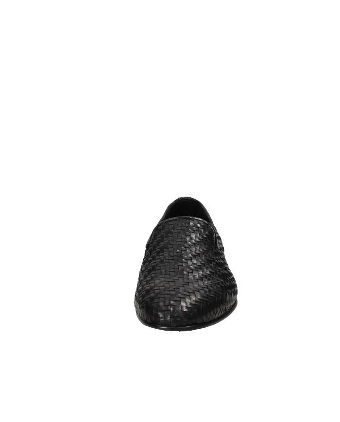 Pawelk's 22184 Mocassino in pelle intrecciata Nero Pawelk's 22184 Mocassino in pelle intrecciata Nero