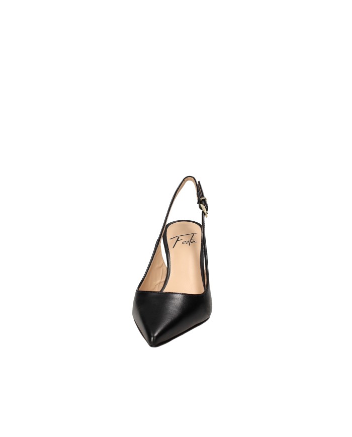 Festa Frans Slingback in pelle Nero Festa Frans Slingback in pelle Nero