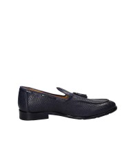 JP David 266. Nappe Mocassino in pelle stampata Blu
