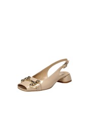 Bruglia Milano 9034 Slingback in vernice Nude