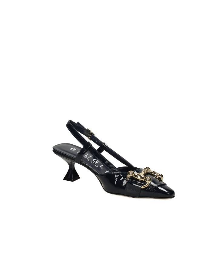 Bruglia Milano 8826 Slingback in vernice Blu