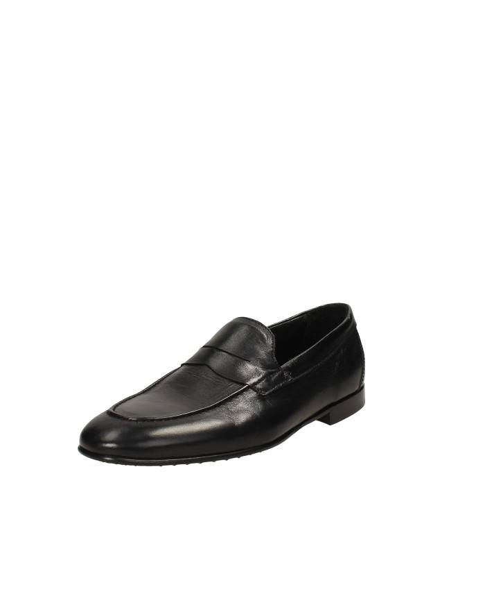 Pawelk's 23160 Mocassino in pelle Nero Pawelk's 23160 Mocassino in pelle Nero