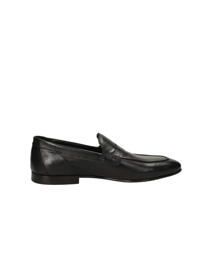 Pawelk's 23160 Mocassino in pelle Nero Pawelk's 23160 Mocassino in pelle Nero
