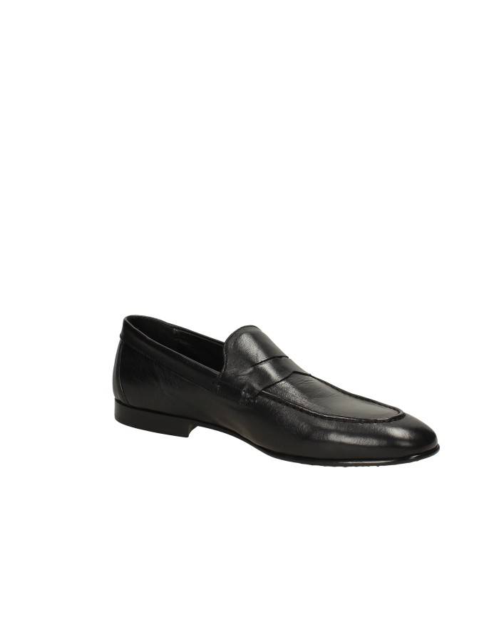 Pawelk's 23160 Mocassino in pelle Nero Pawelk's 23160 Mocassino in pelle Nero