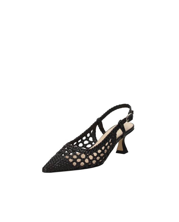 Il Borgo Firenze 1513 Slingback in pelle intrecciata Nero Il Borgo Firenze 1513 Slingback in pelle intrecciata Nero