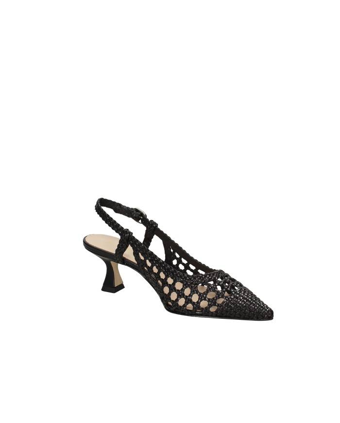Il Borgo Firenze 1513 Slingback in pelle intrecciata Nero Il Borgo Firenze 1513 Slingback in pelle intrecciata Nero
