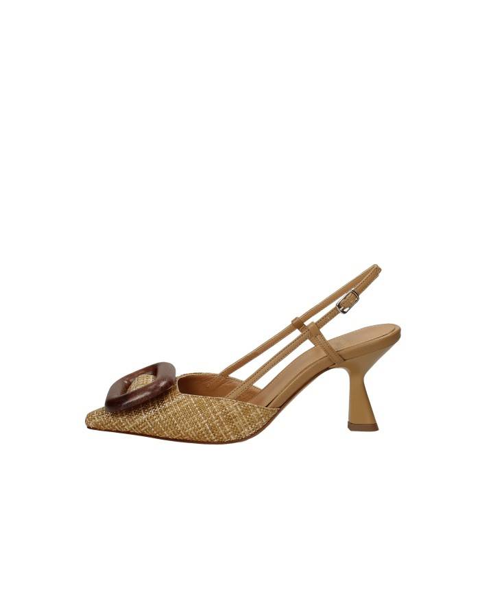 Chantal 2224 Slingback T80 in rafia Cammello Chantal 2224 Slingback T80 in rafia Cammello