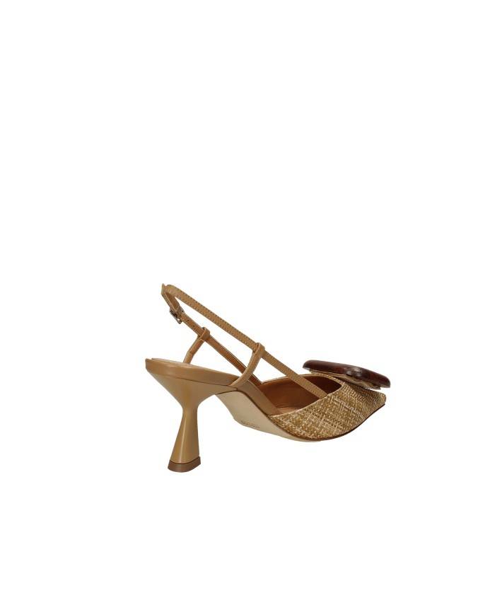 Chantal 2224 Slingback T80 in rafia Cammello Chantal 2224 Slingback T80 in rafia Cammello