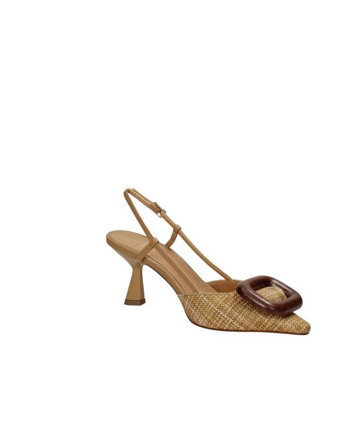 Chantal 2224 Slingback T80 in rafia Cammello Chantal 2224 Slingback T80 in rafia Cammello
