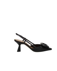 Chantal 2224 Slingback T80 in rafia Nero