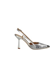 Chantal 2238 Slingback in paillettes Argento