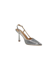 Chantal 2238 Slingback in paillettes Argento