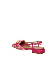 Chantal 2340 Slingback in rafia Fucsia e Beige Chantal 2340 Slingback in rafia Fucsia e Beige