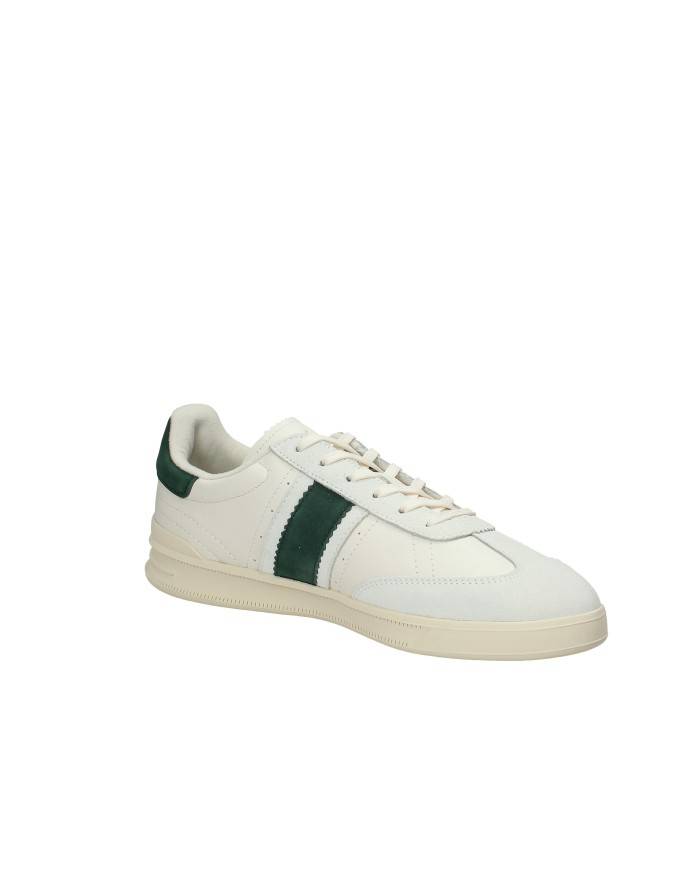 Polo Ralph Lauren HTR AERA Sneaker in pelle e camoscio Bianco e Verde Polo Ralph Lauren HTR AERA Sneaker in pelle e camoscio Bianco e Verde