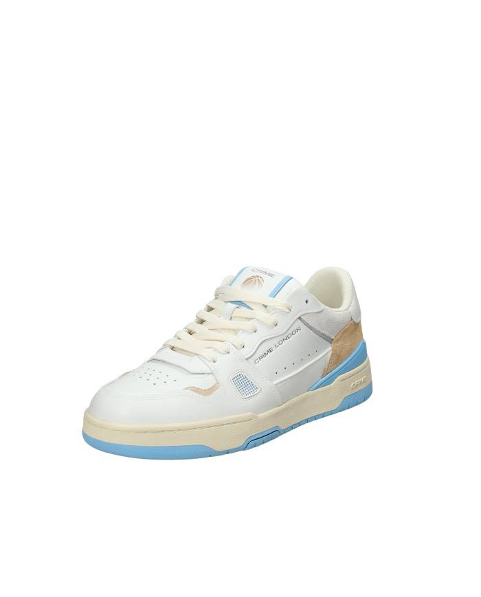 Crime London OFF COURT OG.17303 Sneaker in pelle e suede Bianco Crime London OFF COURT OG.17303 Sneaker in pelle e suede Bianco