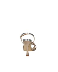 Chantal 2306 Sandalo due fasce con tacco Argento Chantal 2306 Sandalo due fasce con tacco Argento