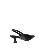 Jeannot 511 Décolleté slingback con tacco Nero