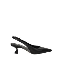 Jeannot 511 Décolleté slingback con tacco Nero