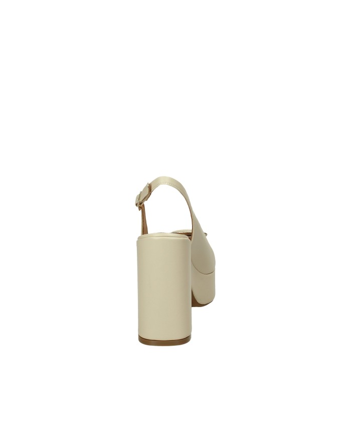 Gianmarco Sorelli 2207 Sandalo con tacco e plateau Off White Gianmarco Sorelli 2207 Sandalo con tacco e plateau Off White