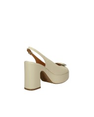Gianmarco Sorelli 2207 Sandalo con tacco e plateau Off White Gianmarco Sorelli 2207 Sandalo con tacco e plateau Off White