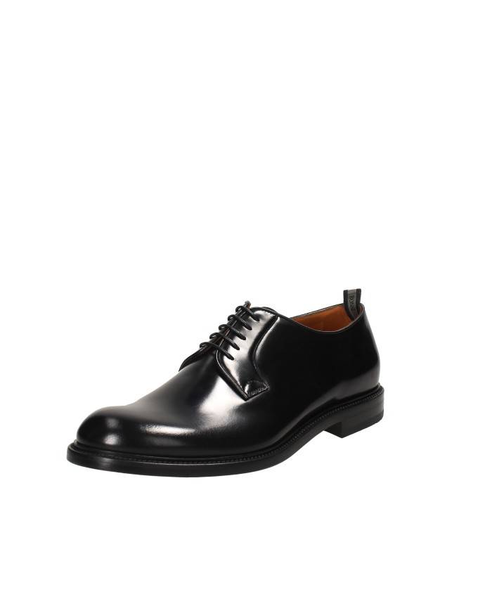 Rossi 8699 Stringata in pelle spazzolata Nero Rossi 8699 Stringata in pelle spazzolata Nero