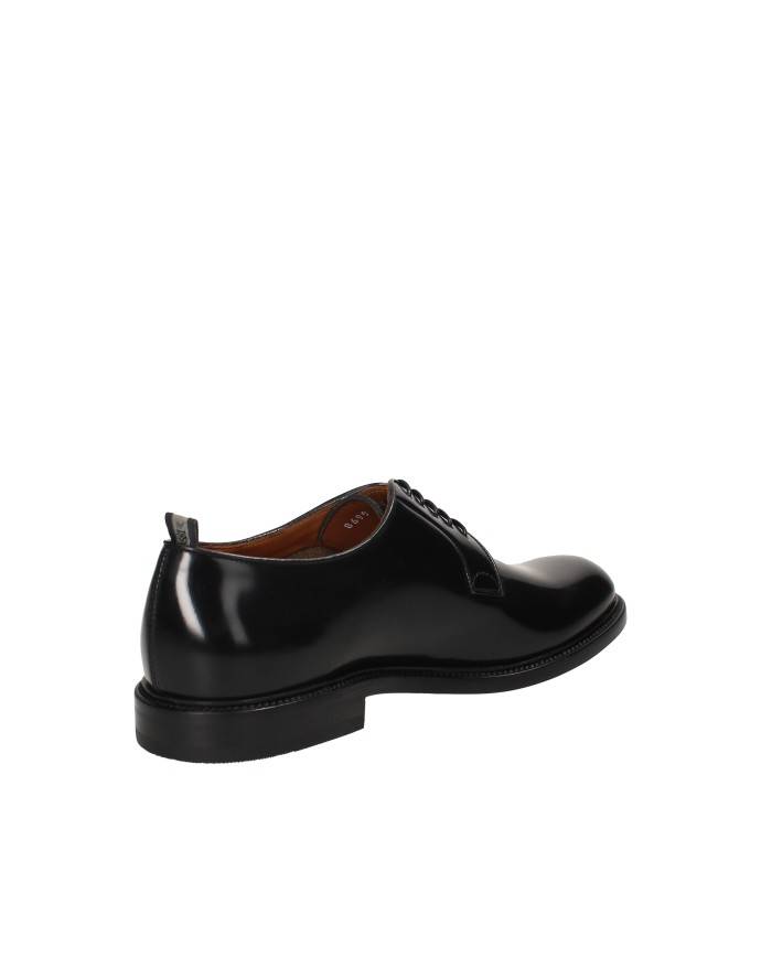 Rossi 8699 Stringata in pelle spazzolata Nero Rossi 8699 Stringata in pelle spazzolata Nero