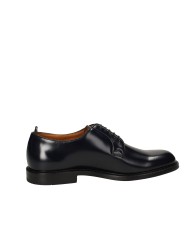 Rossi 8699 Stringata in pelle spazzolata Blu