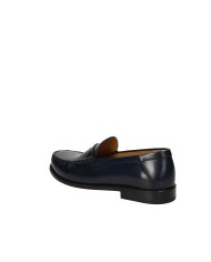 Rossano Bisconti 264-01 Mocassino in pelle spazzolata Blu