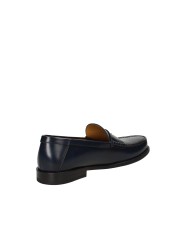 Rossano Bisconti 264-01 Mocassino in pelle spazzolata Blu