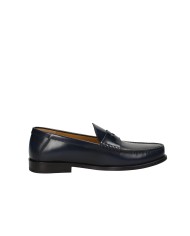Rossano Bisconti 264-01 Mocassino in pelle spazzolata Blu