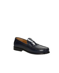 Rossano Bisconti 264-01 Mocassino in pelle spazzolata Blu