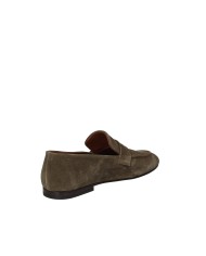 Rossano Bisconti 742-02 Mocassino in camoscio Taupe